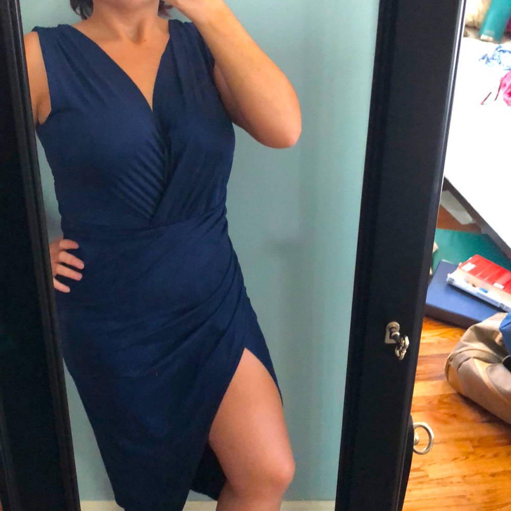 Navy blue dress